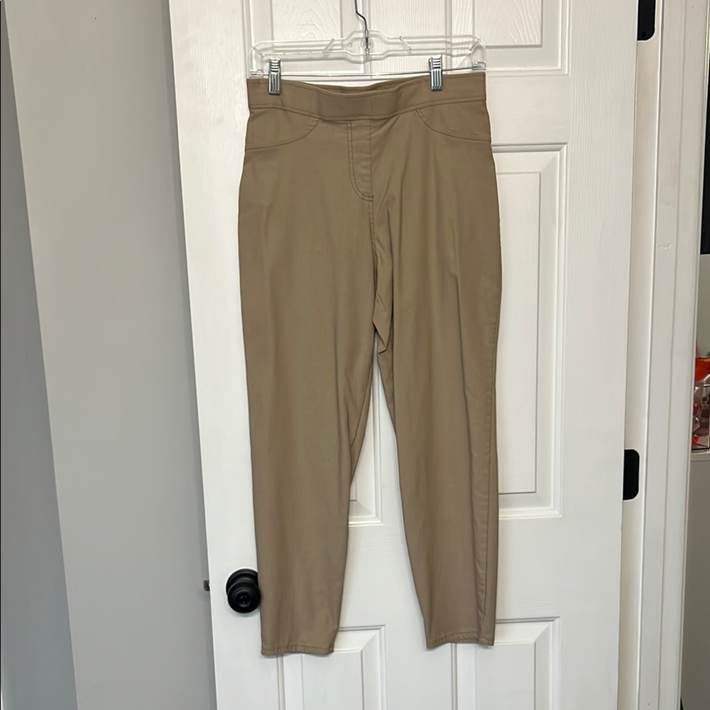 Tan Straight Leg  Pants